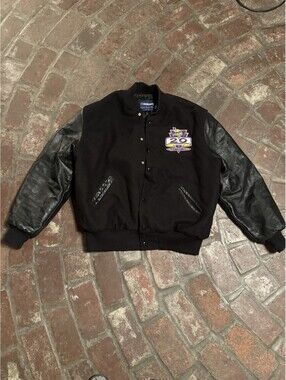 VTG Holloway Letterman’s Coat W/Patch Vikings 20 Year Season Ticket Holder